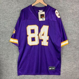NEW WITH TAG Puma Minnesota Vikings Randy Moss Authentic 84‎ Jersey Size Large